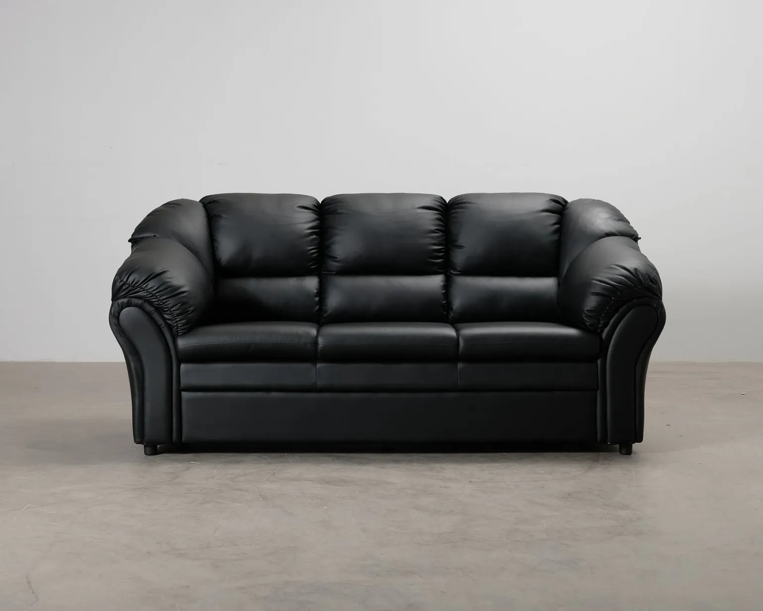 Salvador 3-sits soffa svart