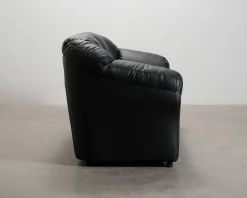 Salvador 3-sits soffa svart