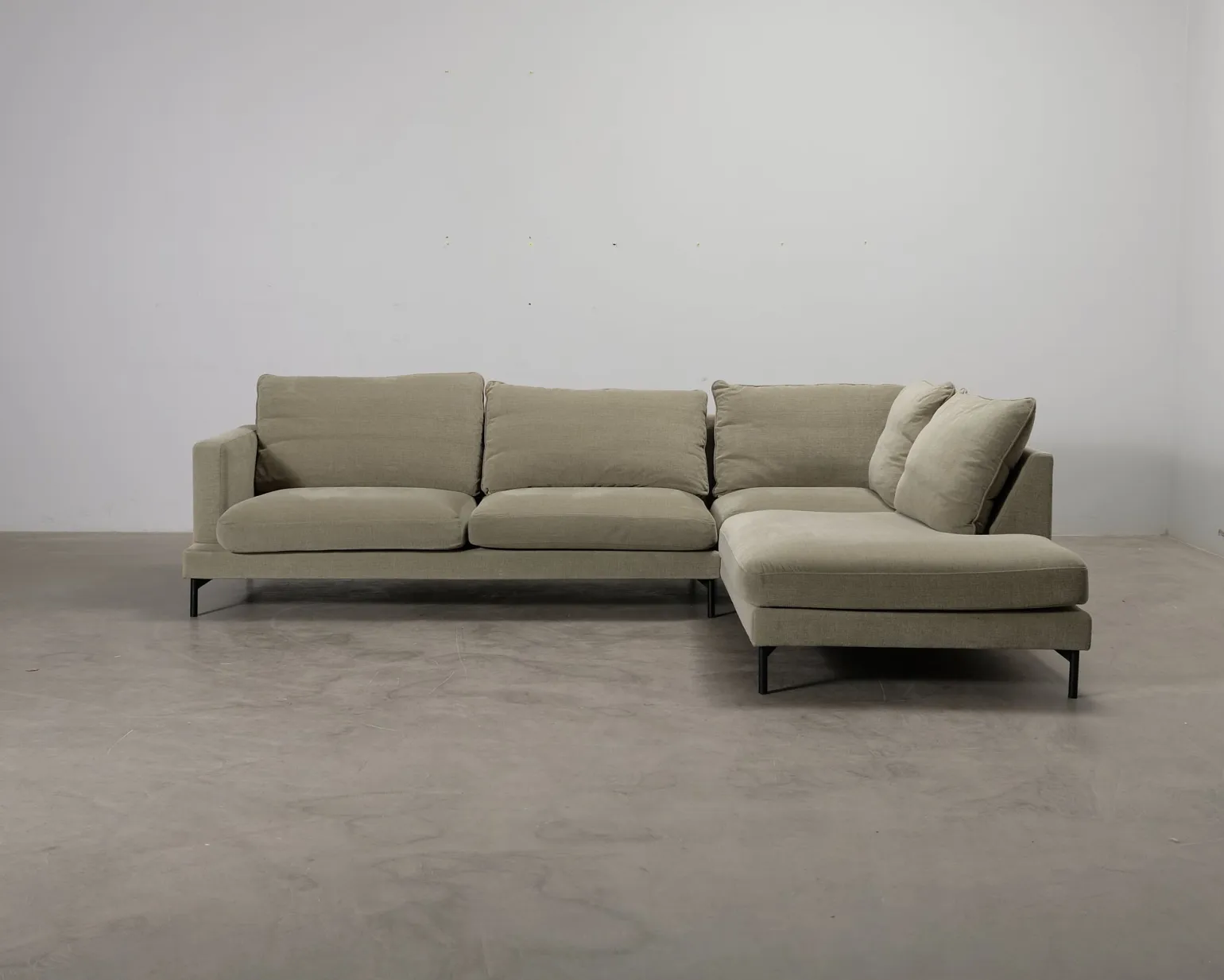 4-sits hörnsoffa grön