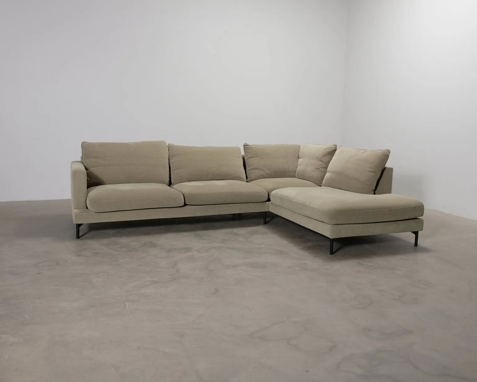 4-sits hörnsoffa grön