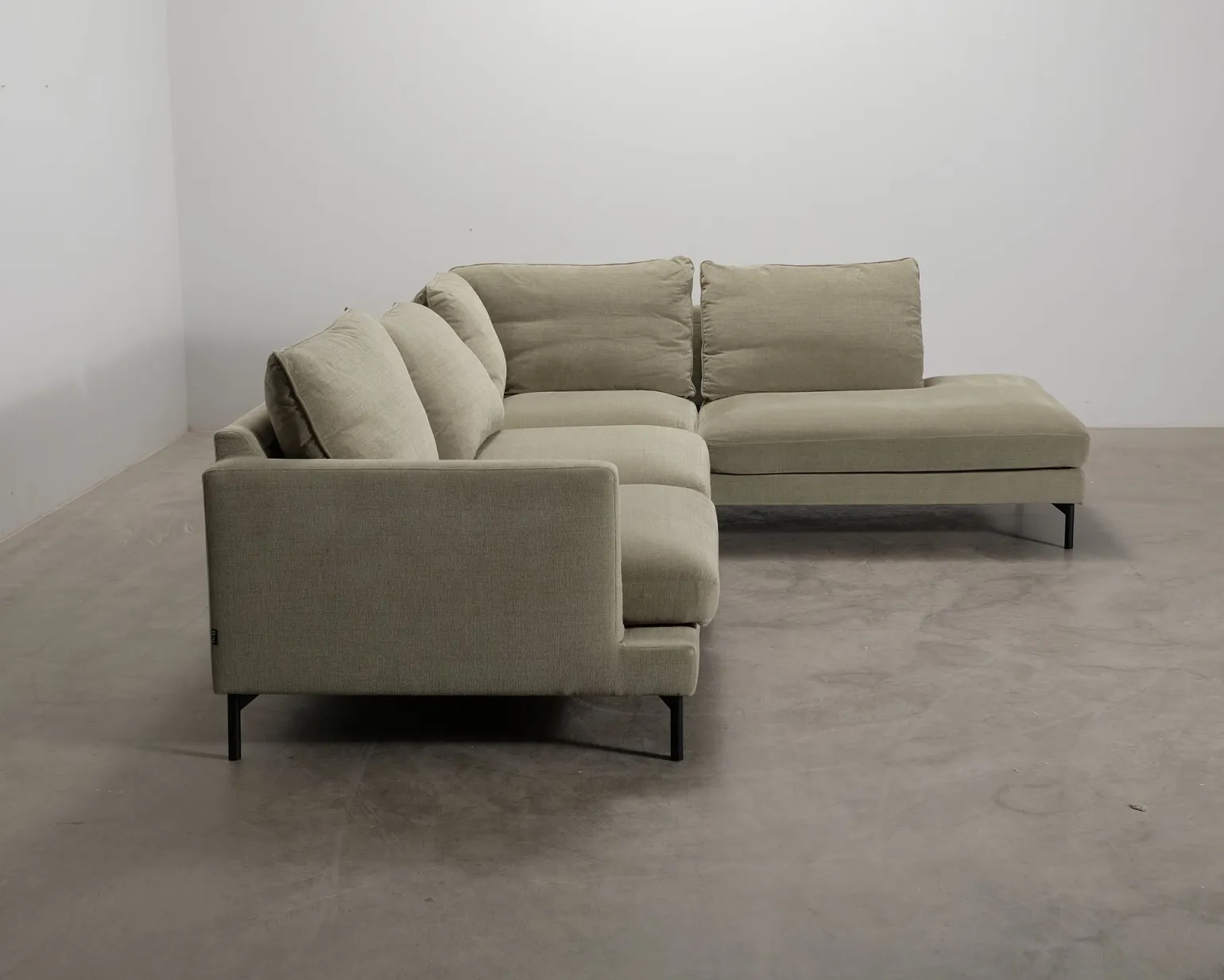 4-sits hörnsoffa grön