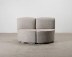 2-sits soffmodul grå