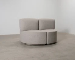 2-sits soffmodul grå
