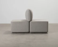 2-sits soffmodul grå