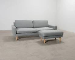 Skåne 2,5-sits soffa med fotpall