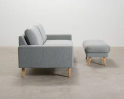 Skåne 2,5-sits soffa med fotpall