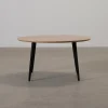 Sofacompany Hubert soffbord ø 90 cm valnöt / svart