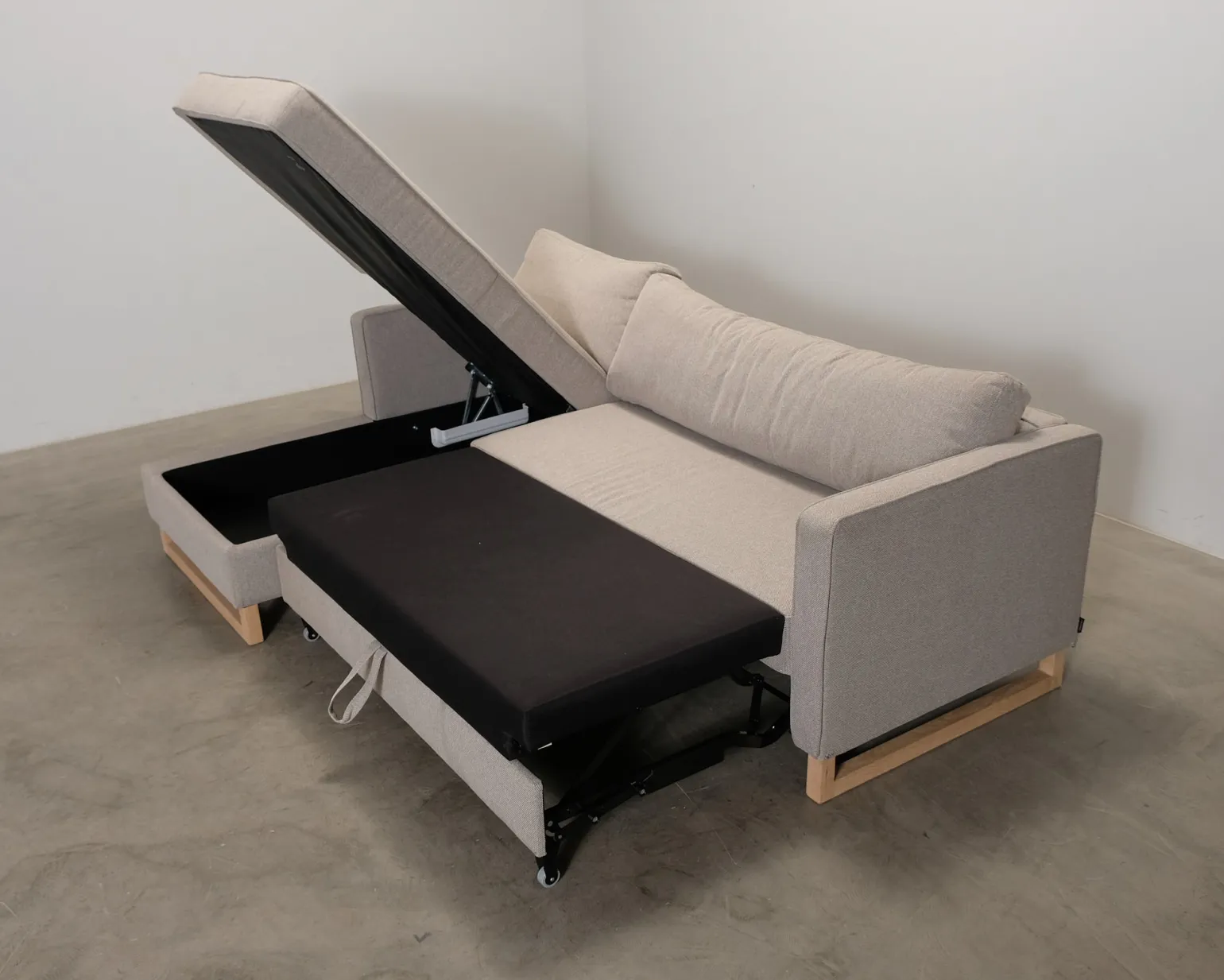 Sofacompany Madison 3-sits bäddsoffa med divan beige