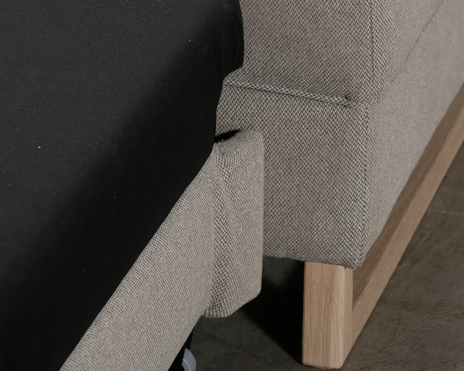Sofacompany Madison 3-sits bäddsoffa med divan greige