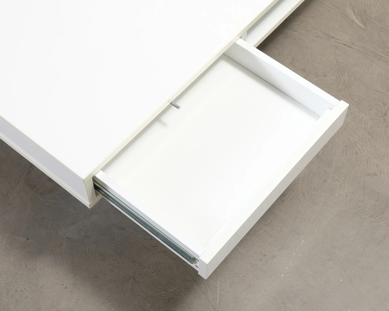 Soffbord vit 95 x 95 cm