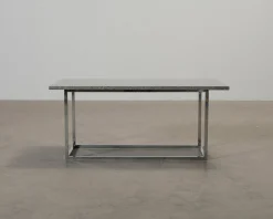 Soffbord 60 x 110 cm grå granit