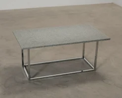 Soffbord 60 x 110 cm grå granit