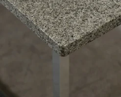 Soffbord 60 x 110 cm grå granit