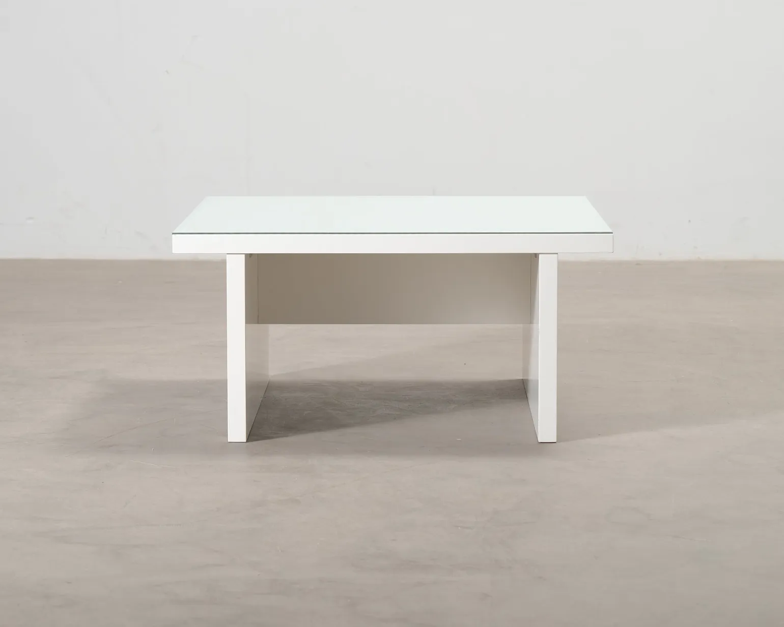 Soffbord 90 x 90 cm vit