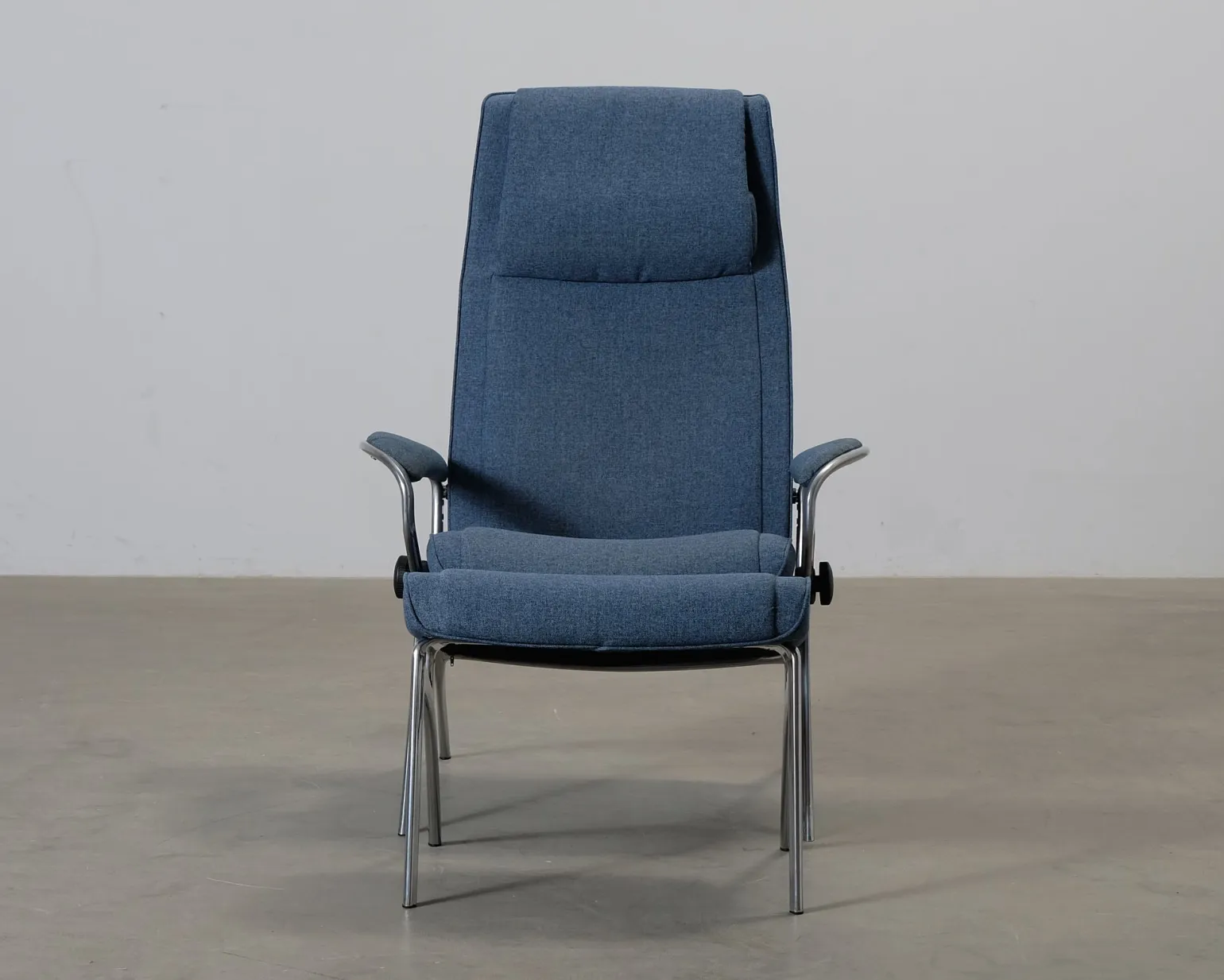 Stressless James fåtölj med fotpall blå