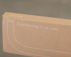 String Systems metallstång 71 cm antracit