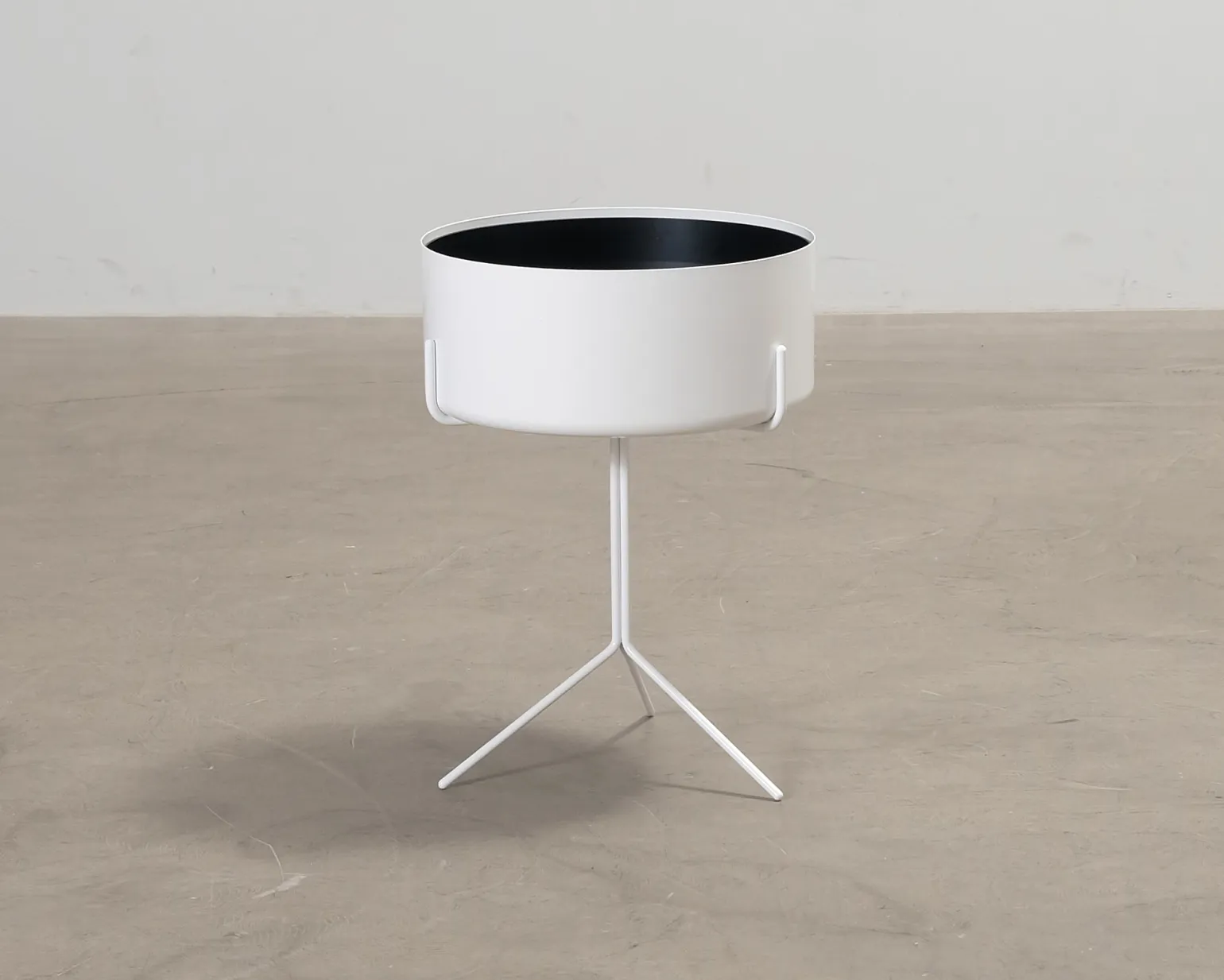 Swedese Drum sidobord vit