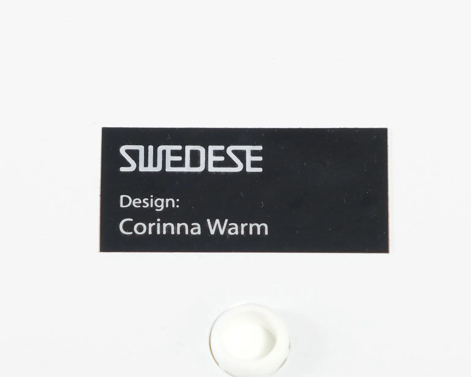 Swedese Drum sidobord vit