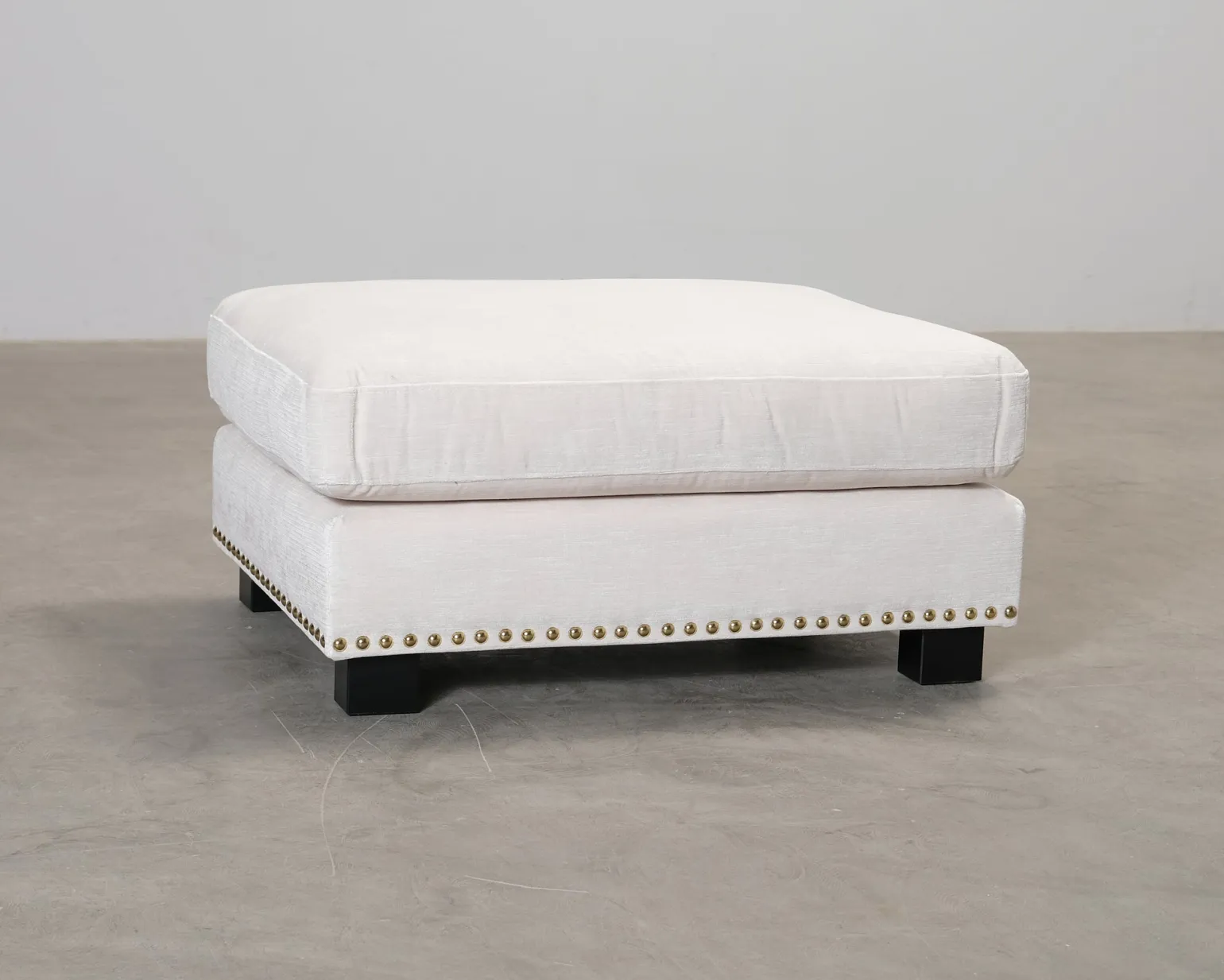 Sweef Valen fotpall ljusbeige