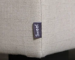 Sweef Valen fotpall ljusbeige
