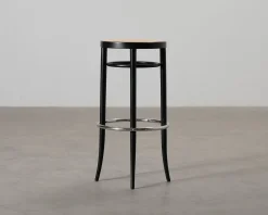 Thonet 204 RH barstol svart / rotting