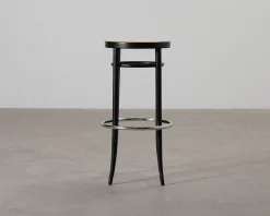Thonet 204 RH barstol svart / rotting