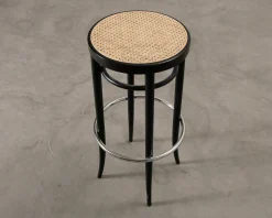 Thonet 204 RH barstol svart / rotting