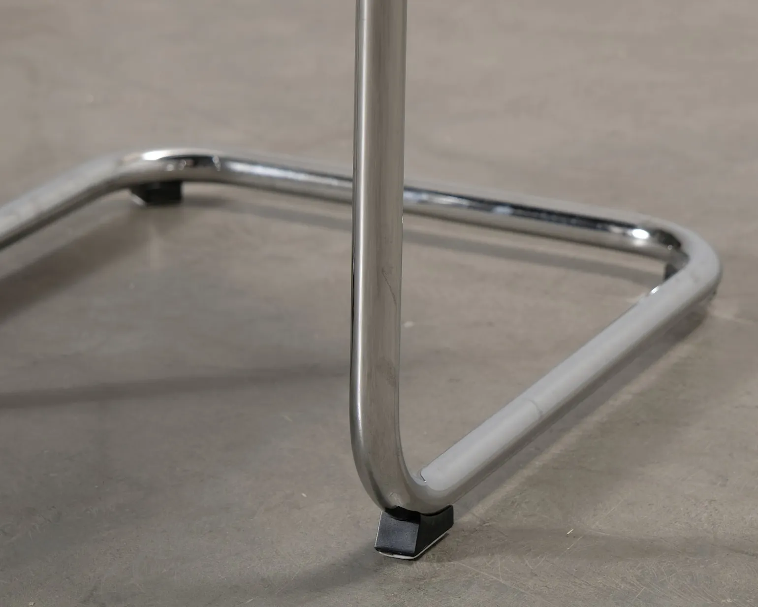 Thonet S 43 stol blå / beige