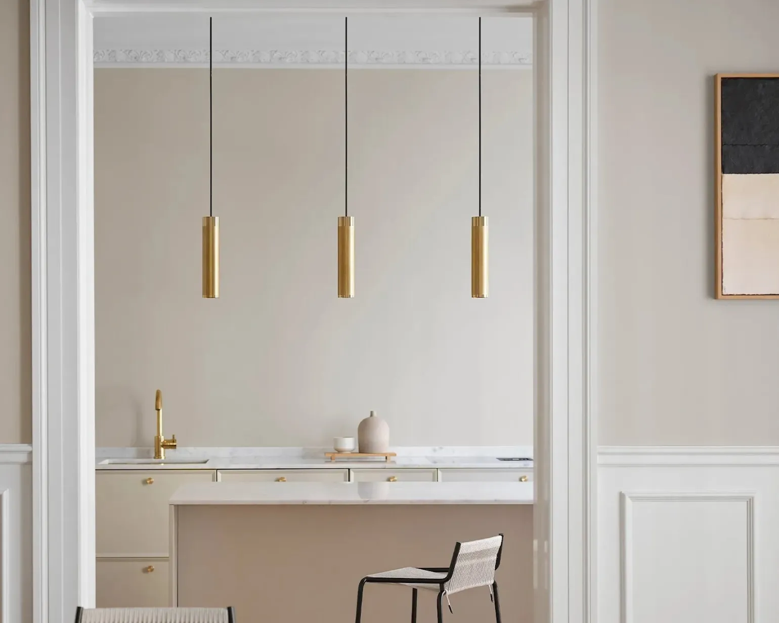 Thorup Copenhagen Patrone pendellampa mässing