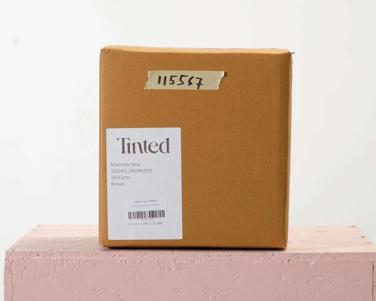 Tinted Objects Malmros vas brun marmor