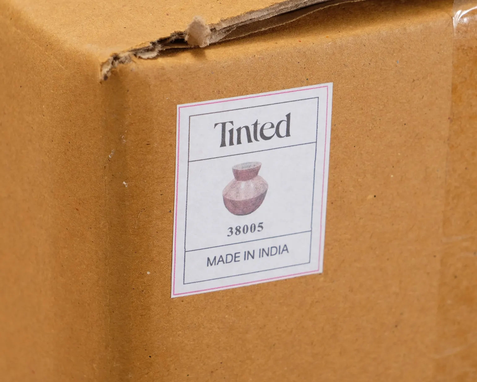 Tinted Objects Malmros vas brun marmor