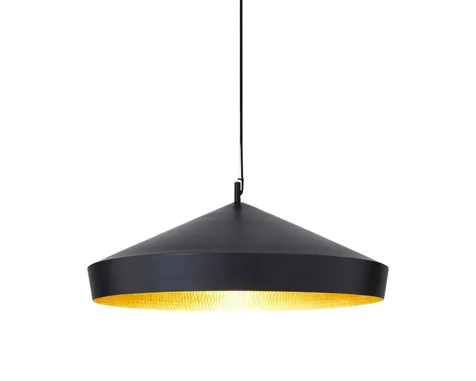 Tom Dixon Beat Flat LED pendellampa svart