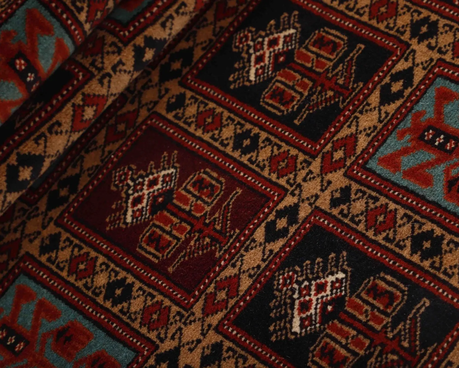 Torkaman Fine orientalisk matta 83 x 290 cm