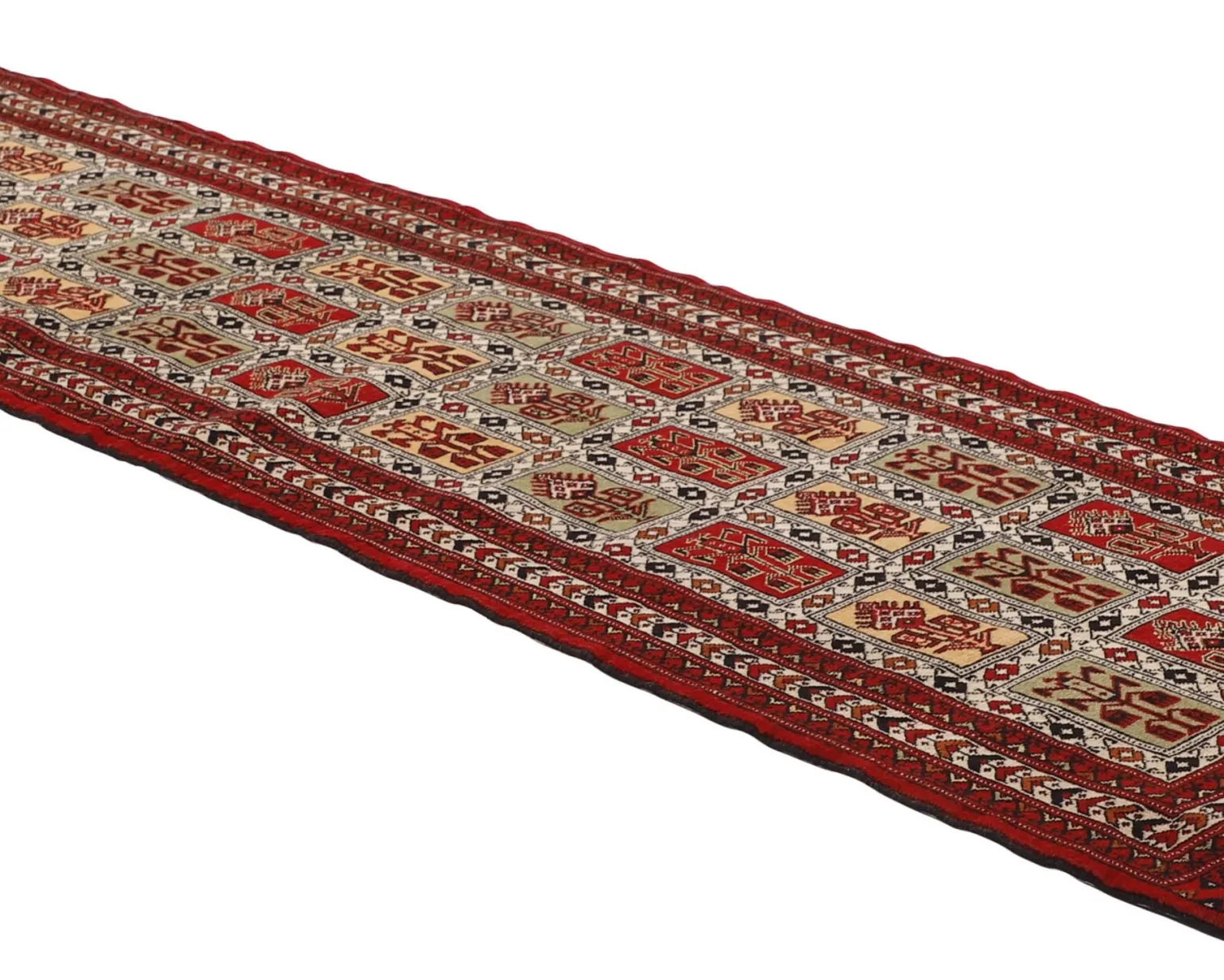 Torkaman Fine orientalisk matta 85 x 293 cm