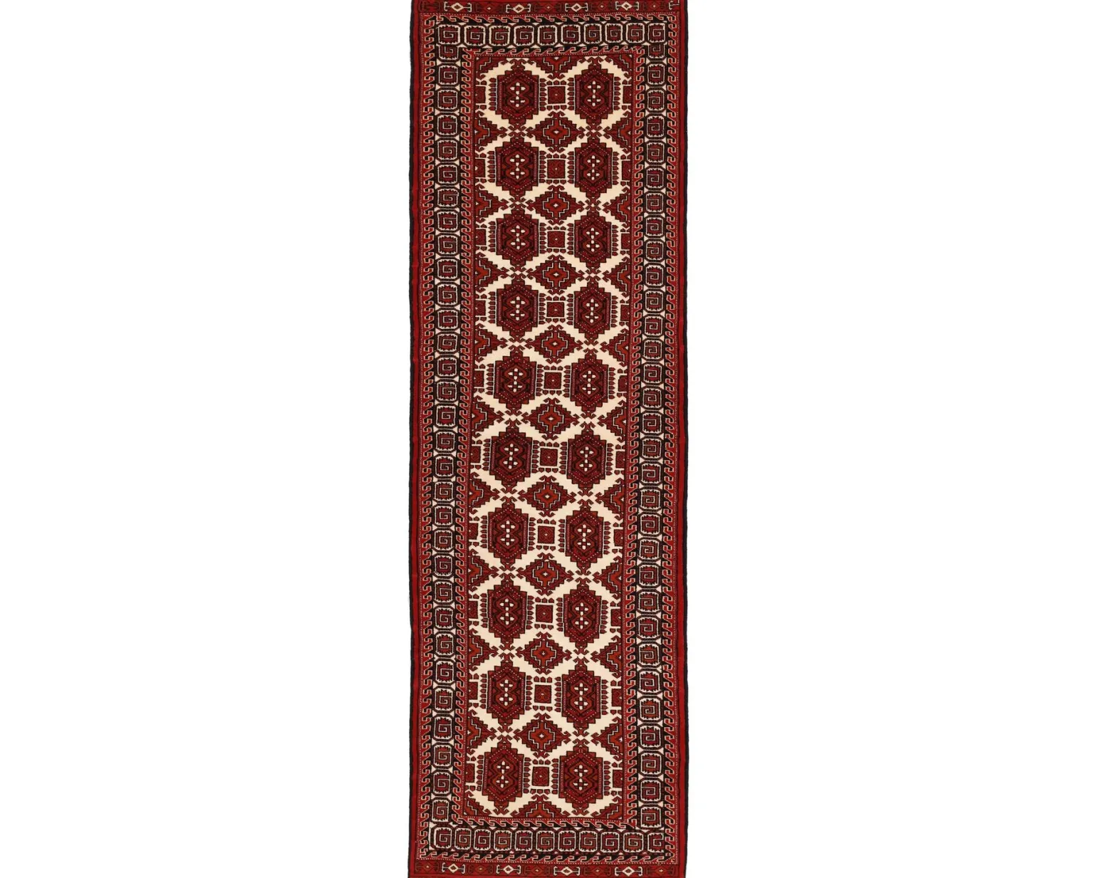 Torkaman Fine orientalisk matta 84 x 295 cm