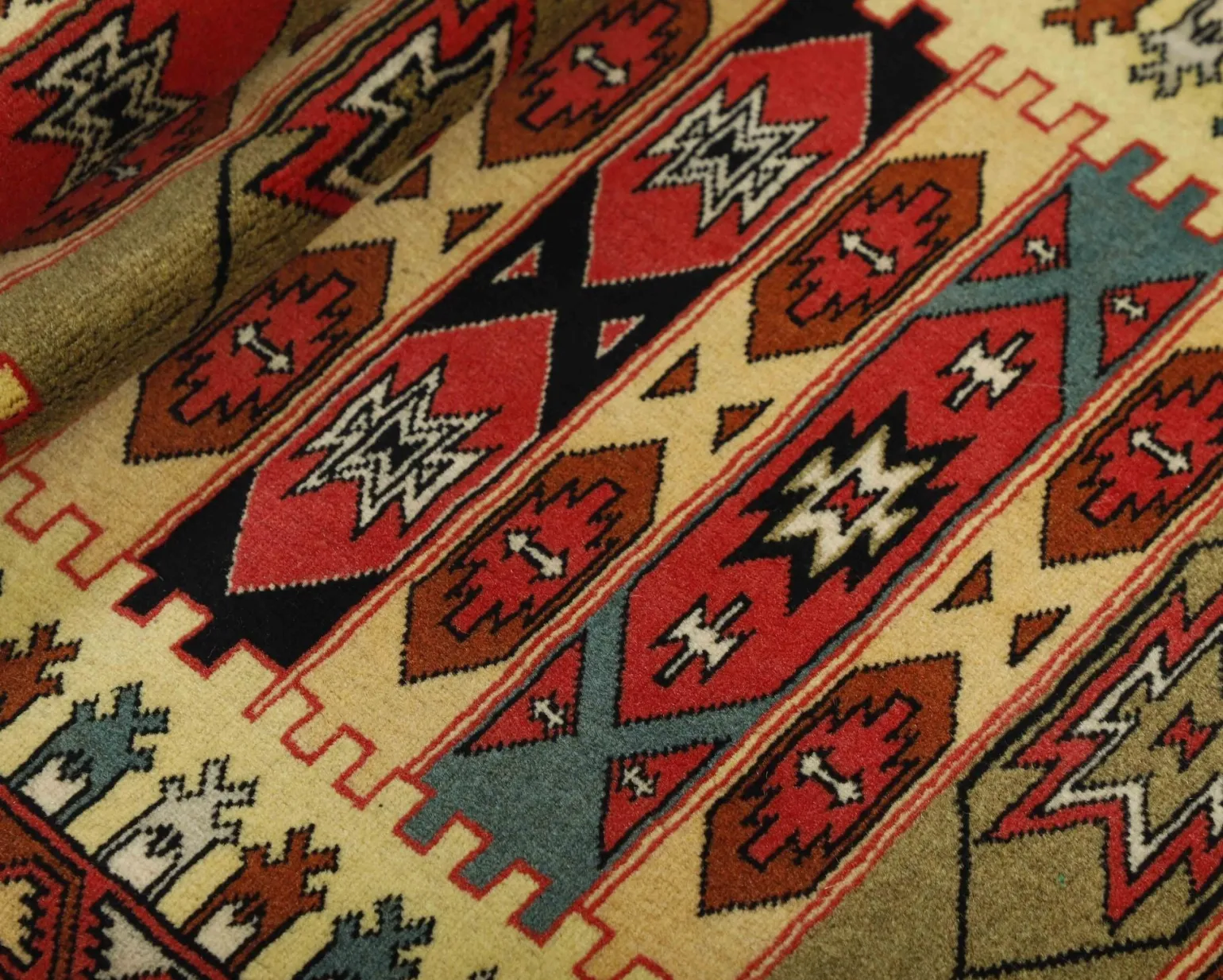 Torkaman Fine orientalisk matta 89 x 292 cm