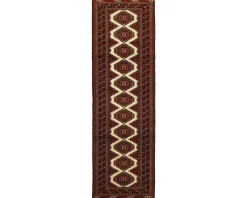 Torkaman Fine orientalisk matta 84 x 295 cm