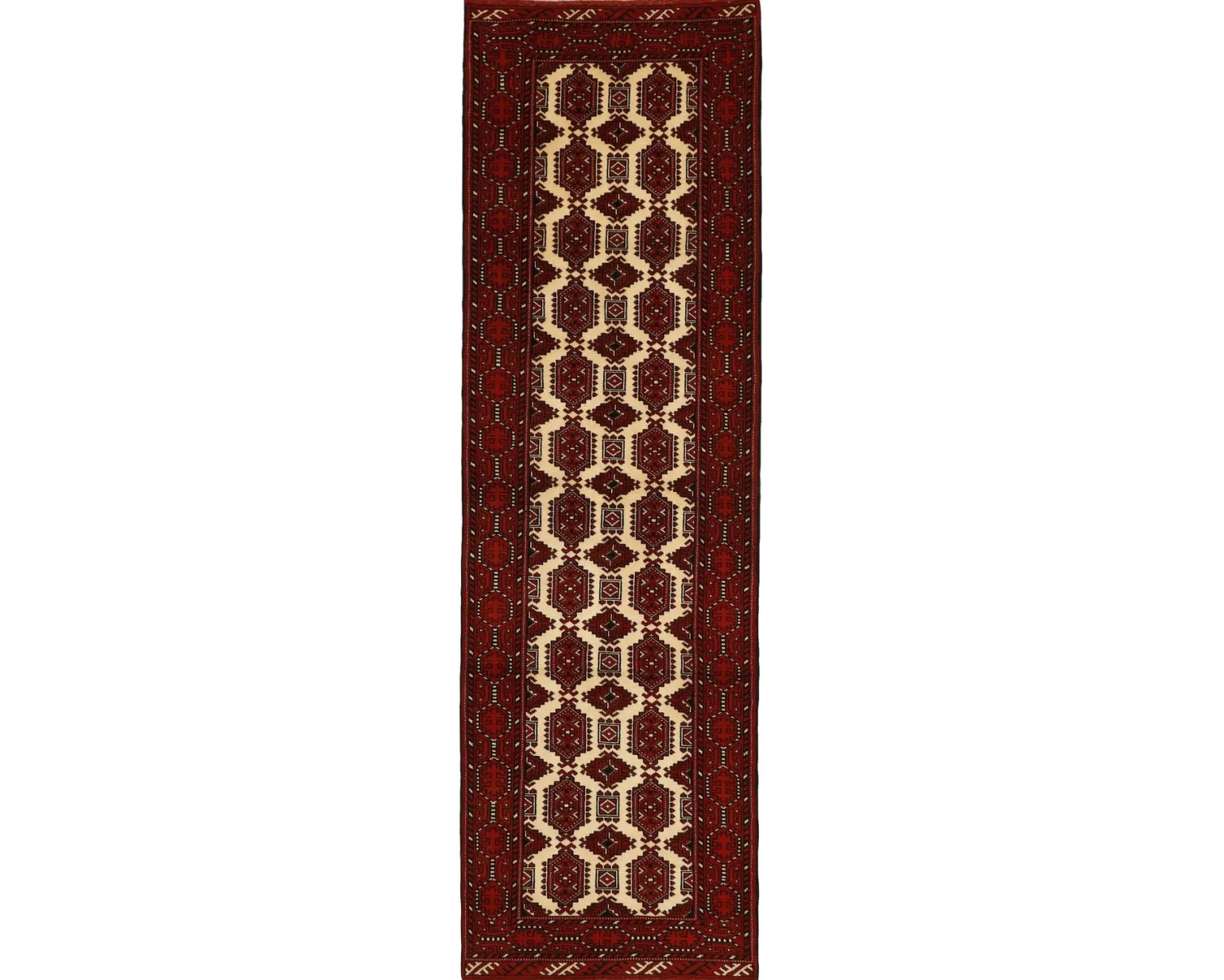 Torkaman Fine orientalisk matta 86 x 286 cm