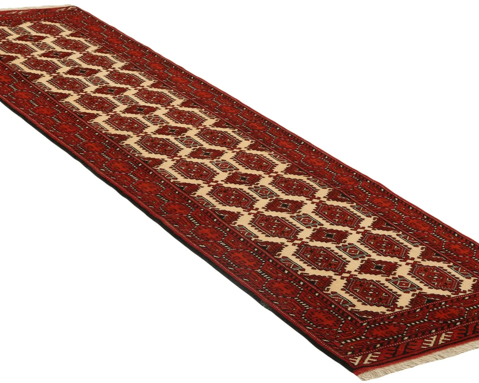 Torkaman Fine orientalisk matta 86 x 286 cm