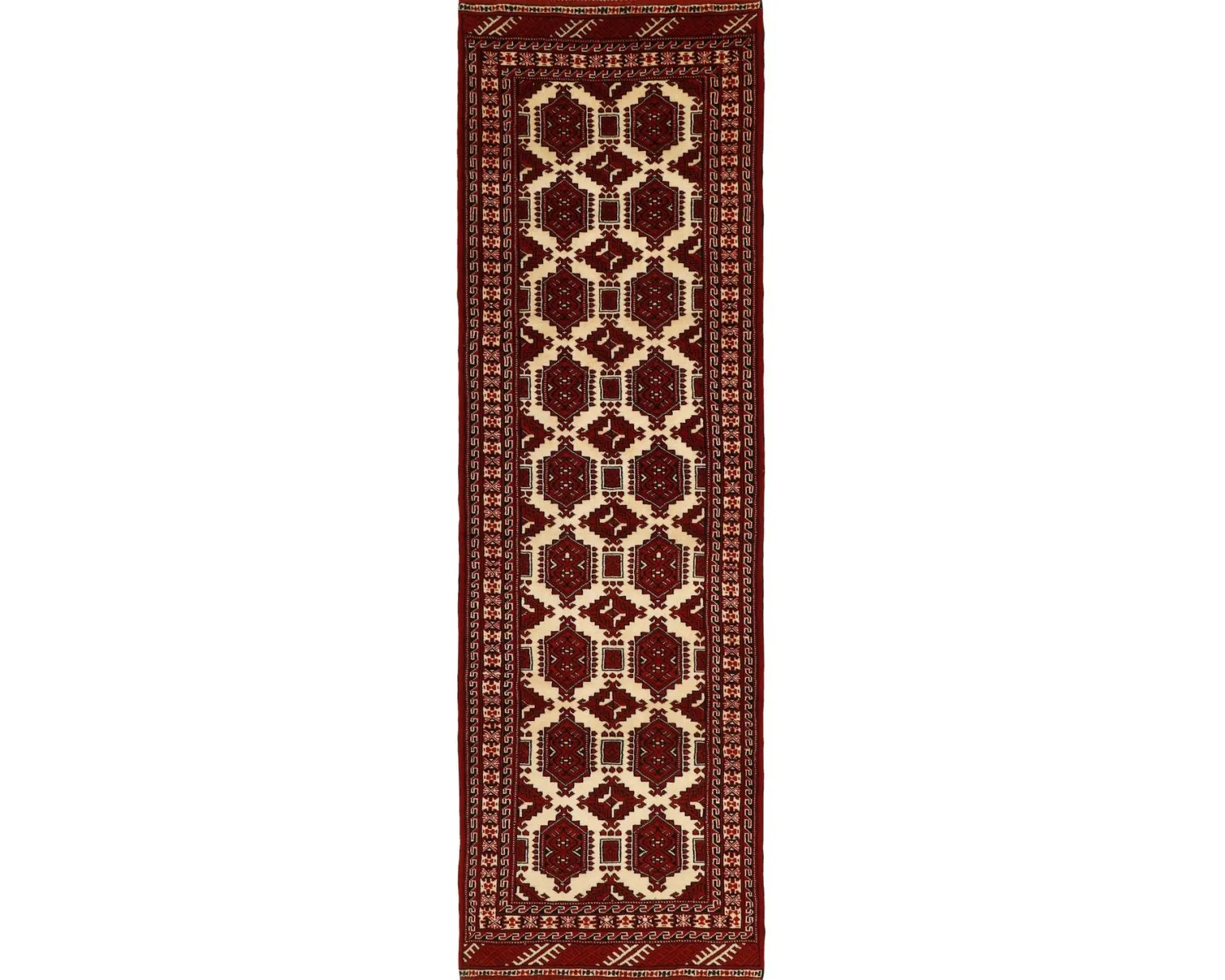 Torkaman Fine orientalisk matta 85 x 290 cm