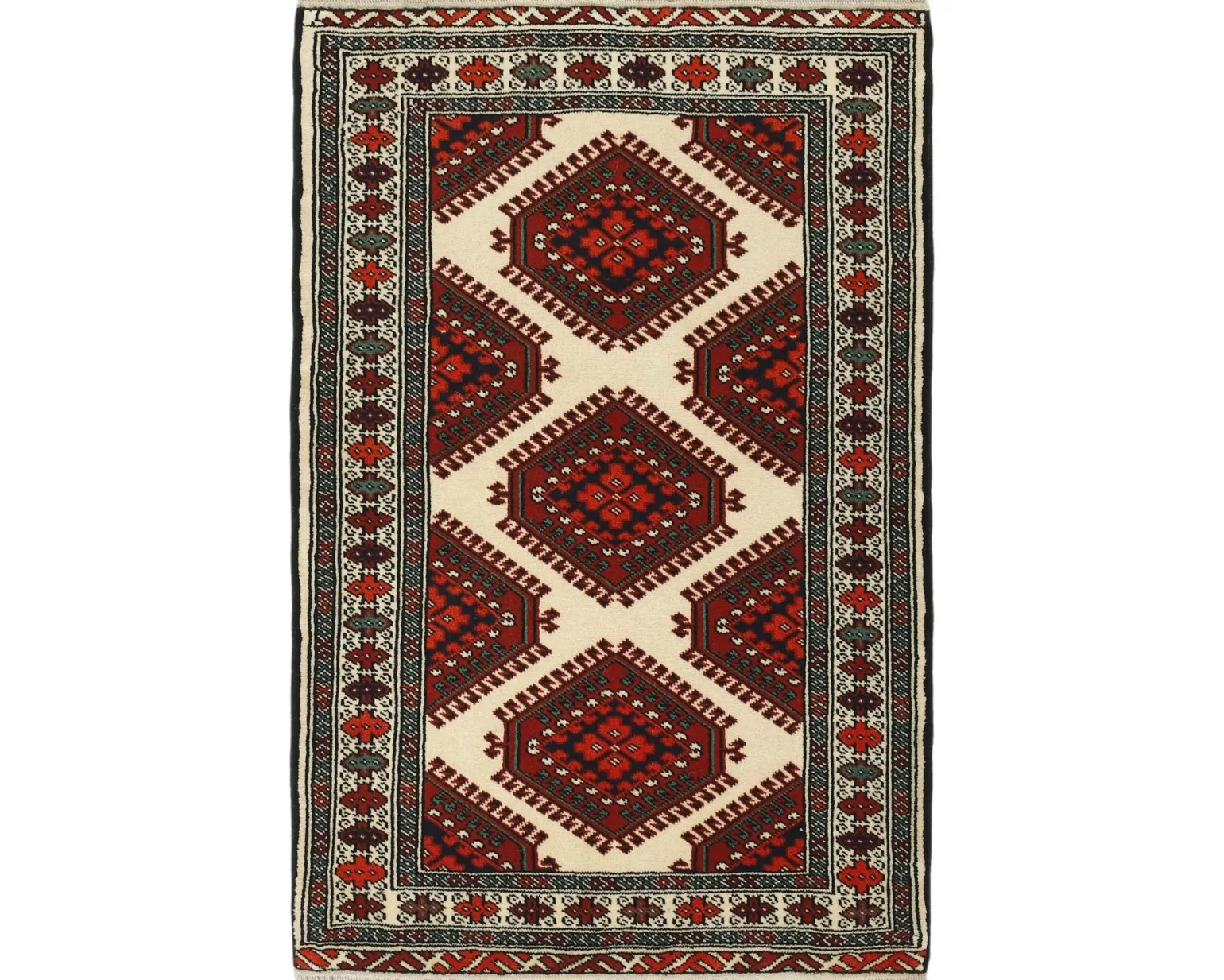 Torkaman Fine orientalisk matta 83 x 124 cm