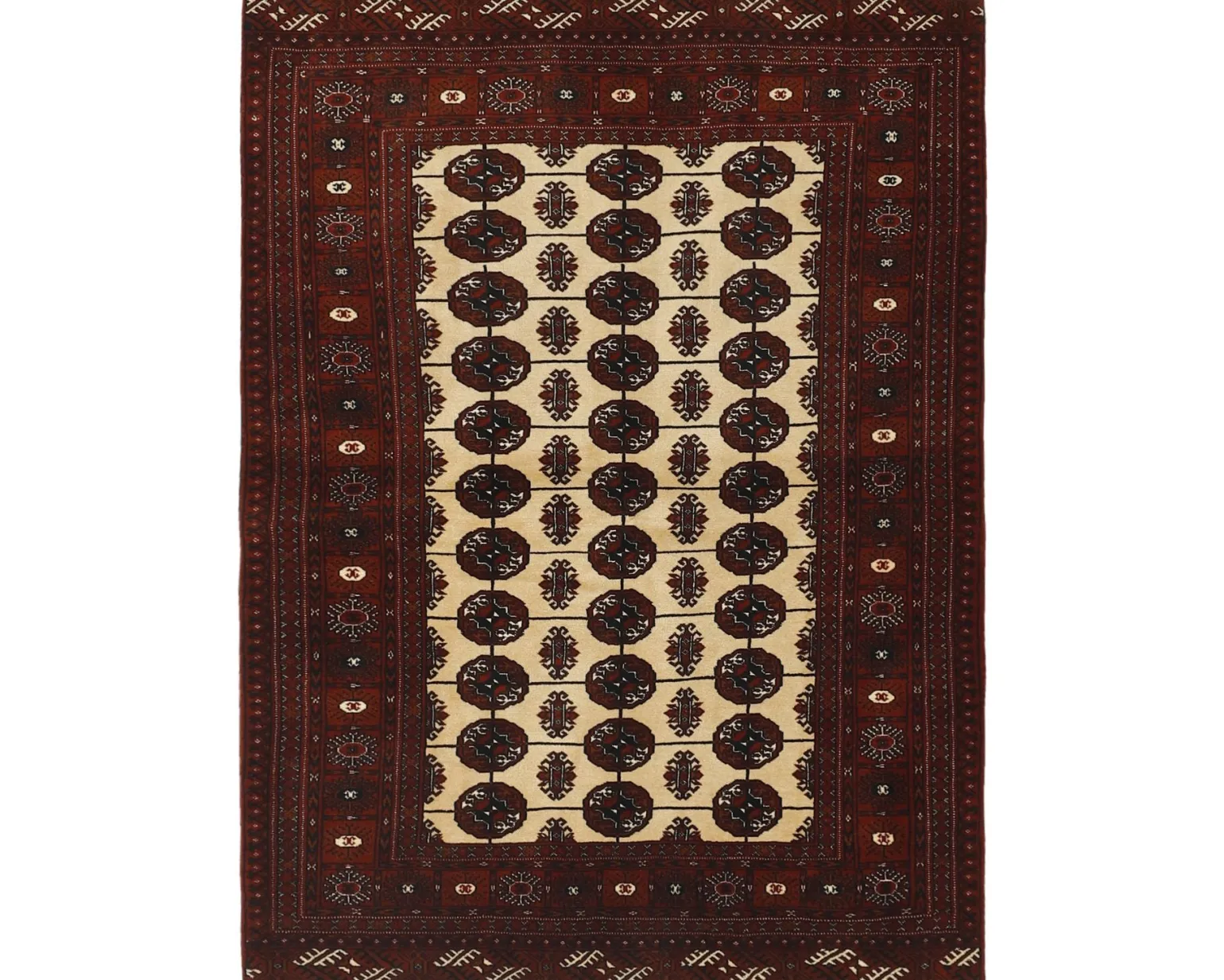 Torkaman Fine orientalisk matta 136 x 185 cm