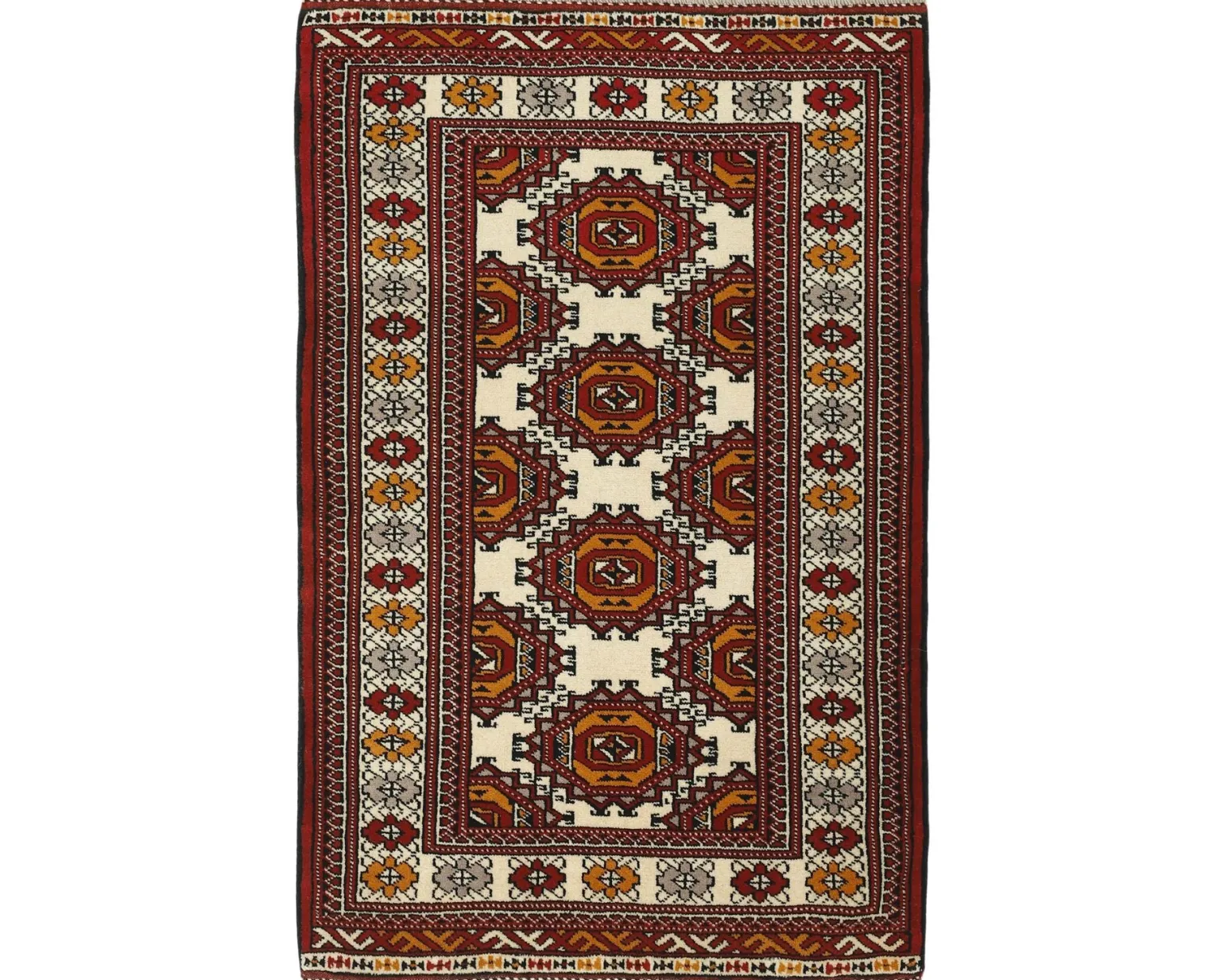 Torkaman Fine orientalisk matta 83 x 129 cm