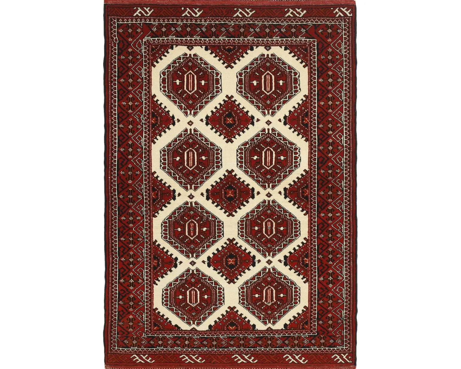 Torkaman Fine orientalisk matta 106 x 150 cm