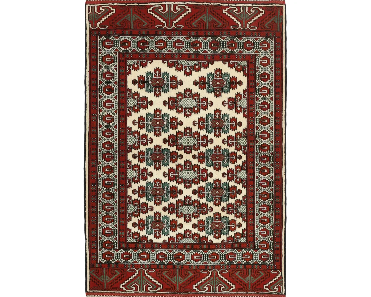 Torkaman Fine orientalisk matta 100 x 147 cm