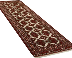 Torkaman Fine orientalisk matta 87 x 287 cm