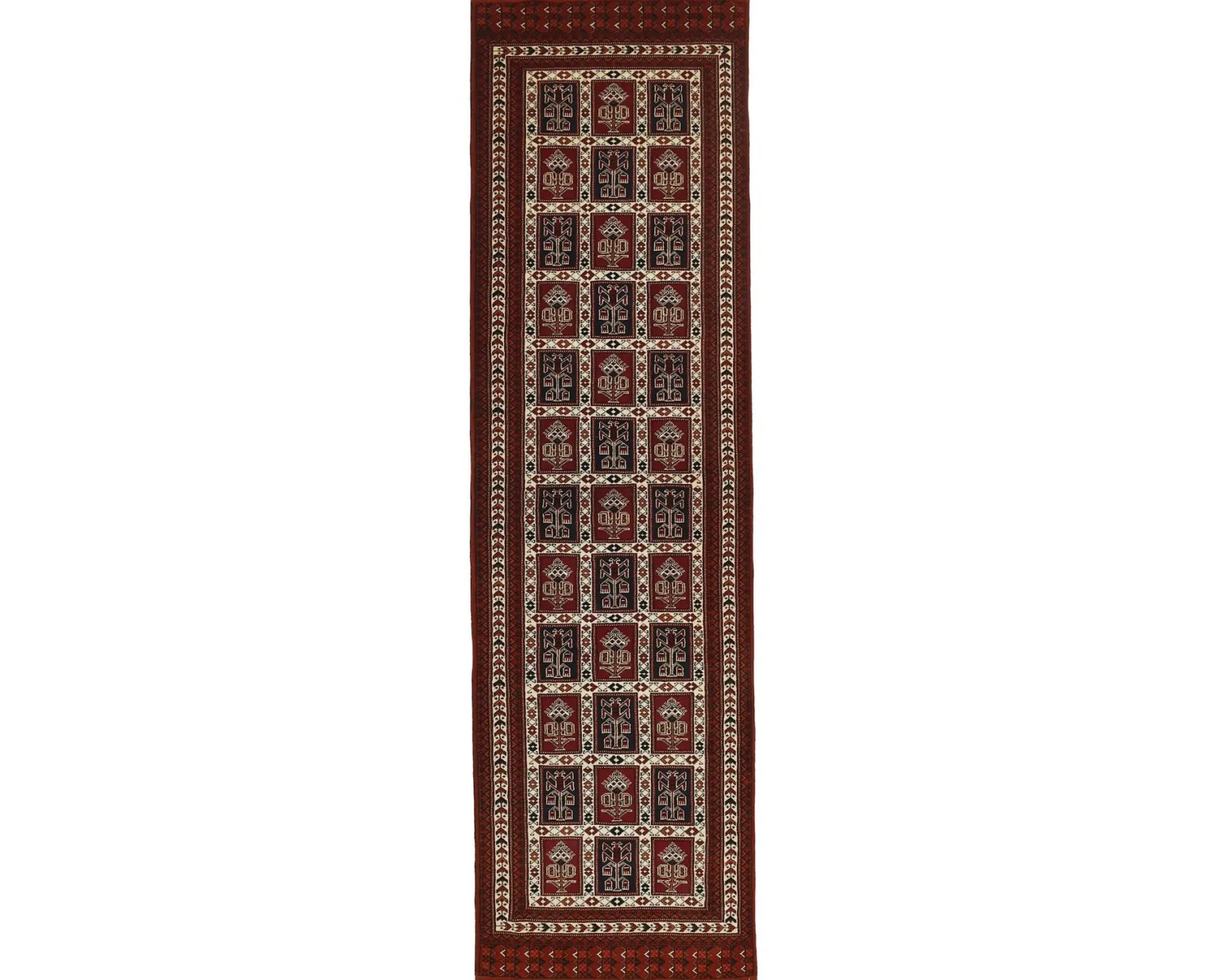 Torkaman Fine orientalisk matta 86 x 302 cm