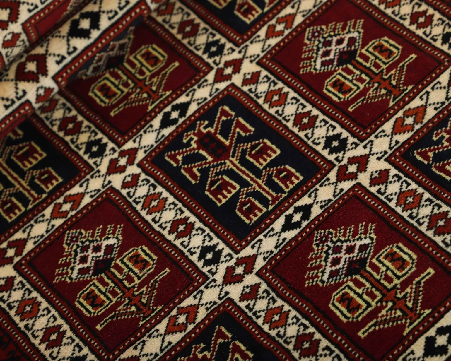 Torkaman Fine orientalisk matta 86 x 302 cm