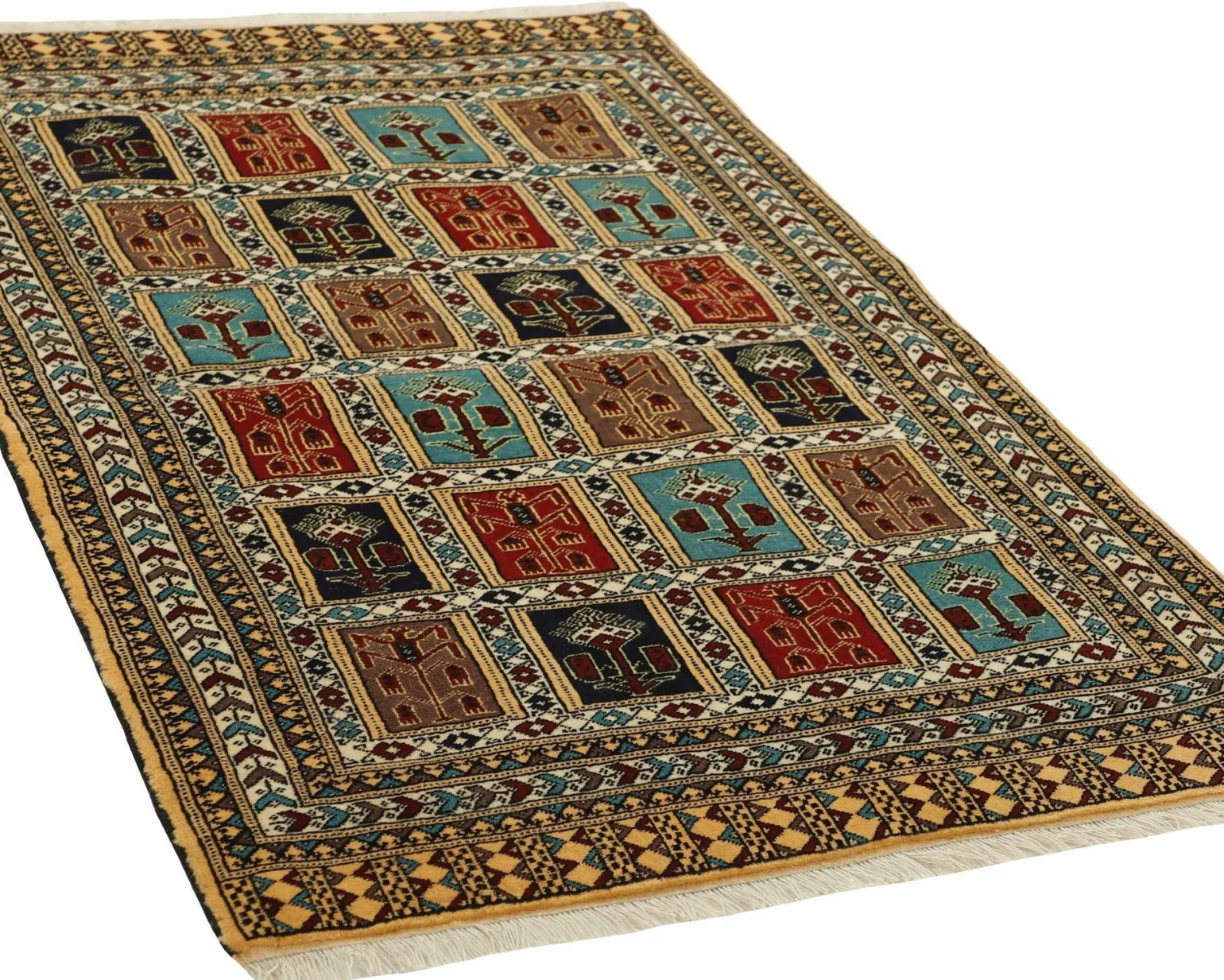Torkaman Fine orientalisk matta 100 x 155 cm