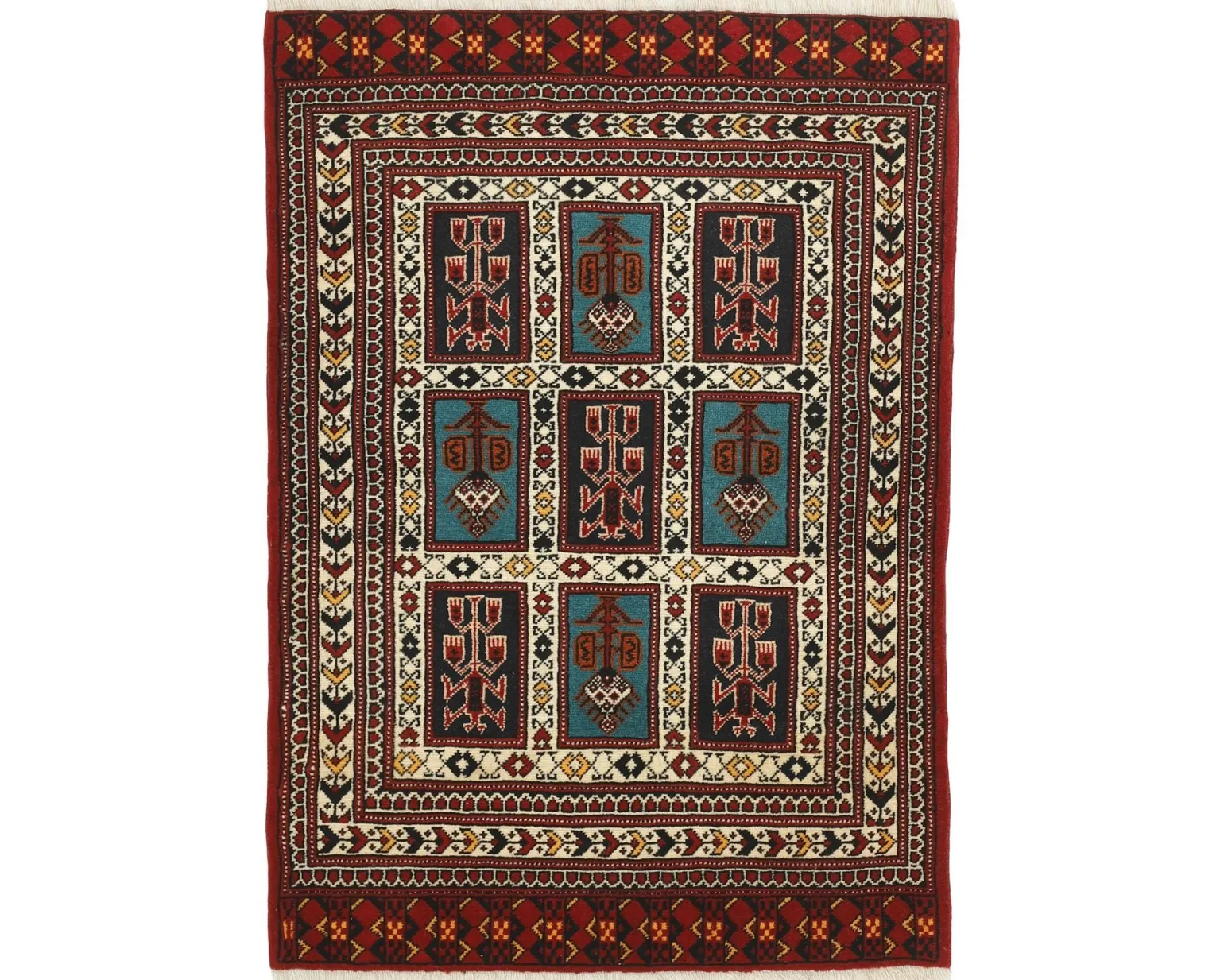 Torkaman Fine orientalisk matta 84 x 119 cm